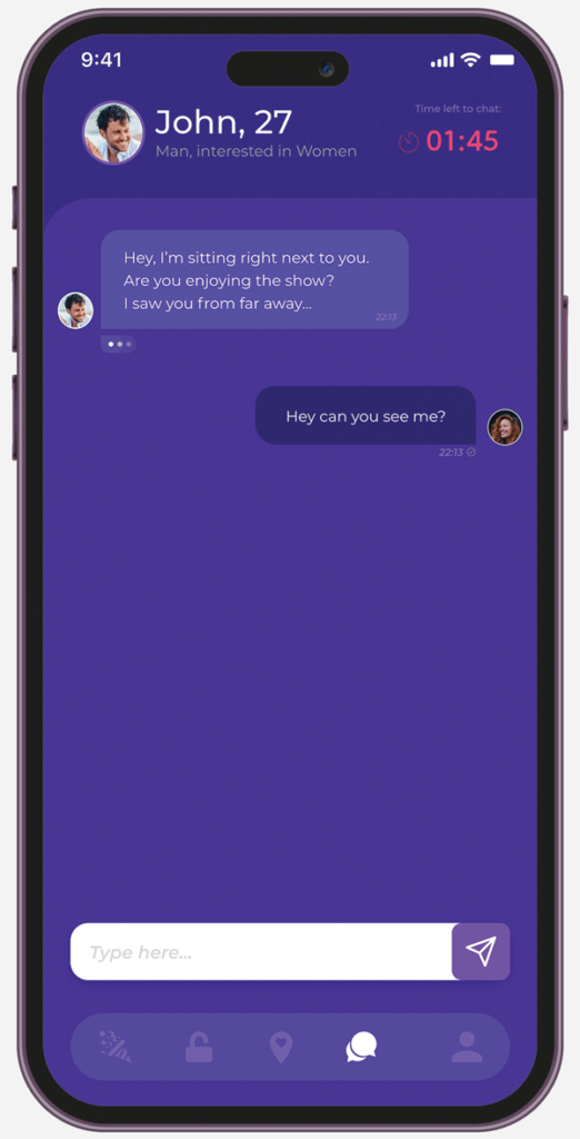 DING app chat page